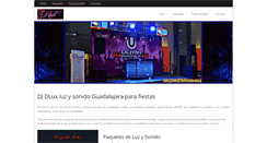 Desktop Screenshot of luzysonidodlux.com